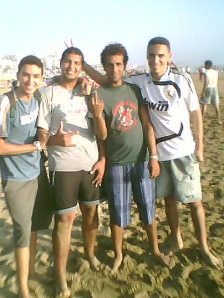 une sortie a la plage d'agadir